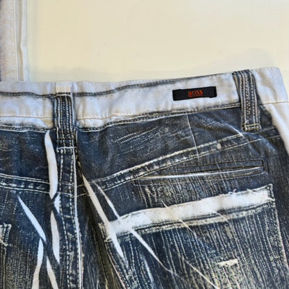 hugo boss graphic print jeans