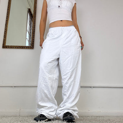 ralph lauren white cargo trousers