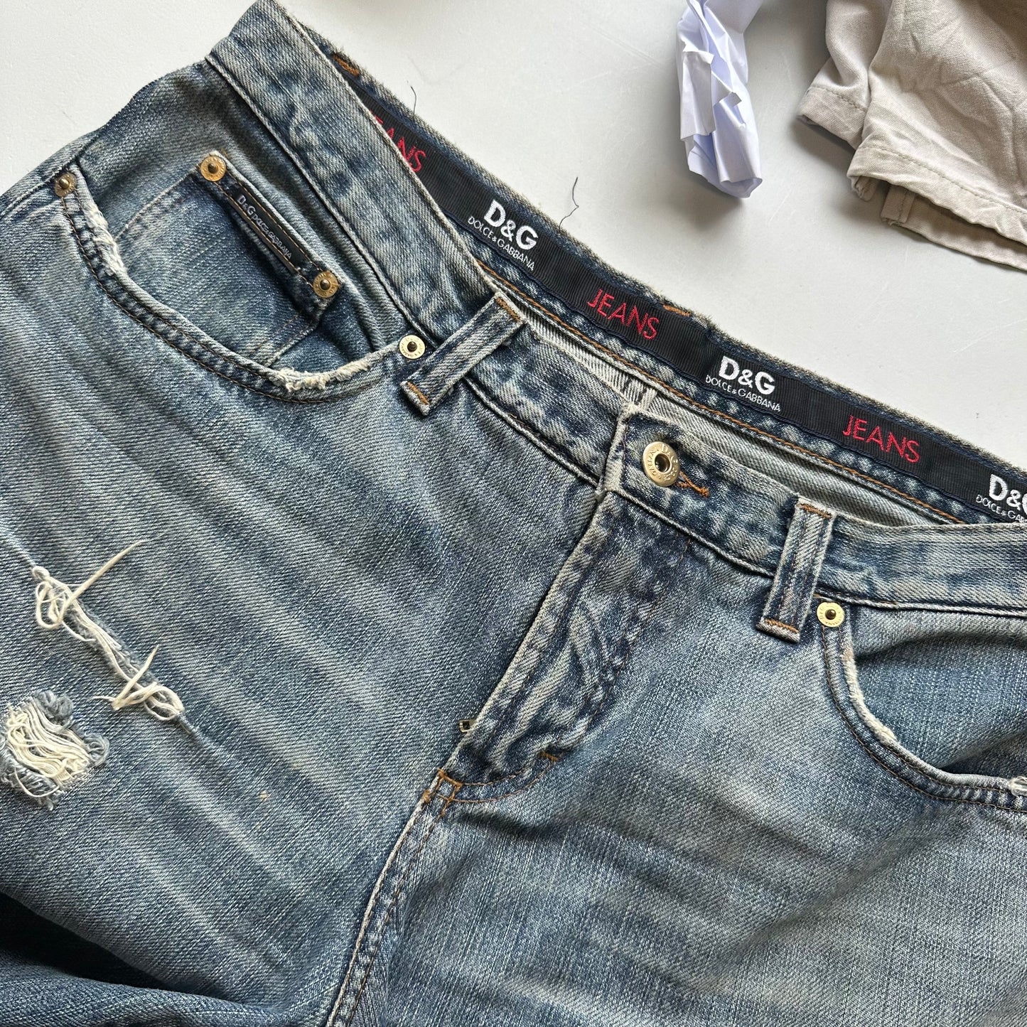 dolce & gabbana baggy jeans