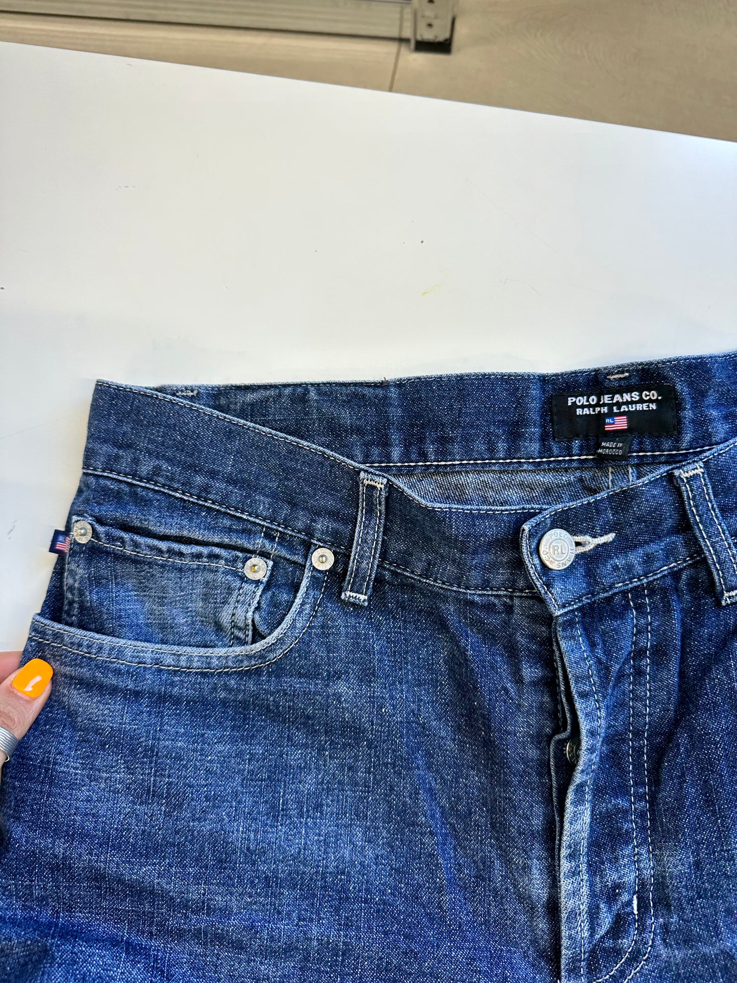 ralph lauren wide leg jeans