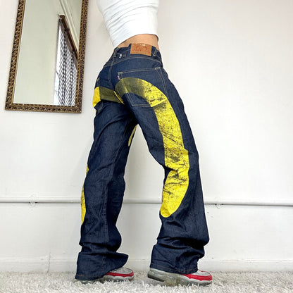 vintage evisu denim jeans