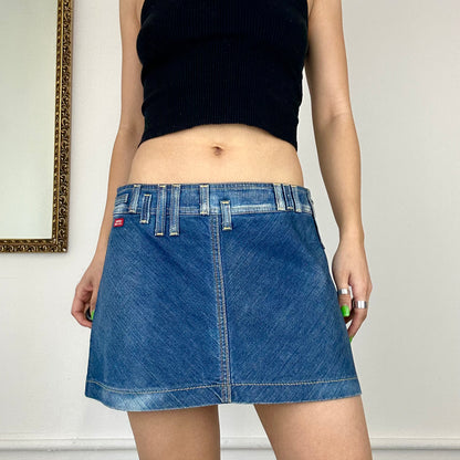 miss sixty denim mini skirt