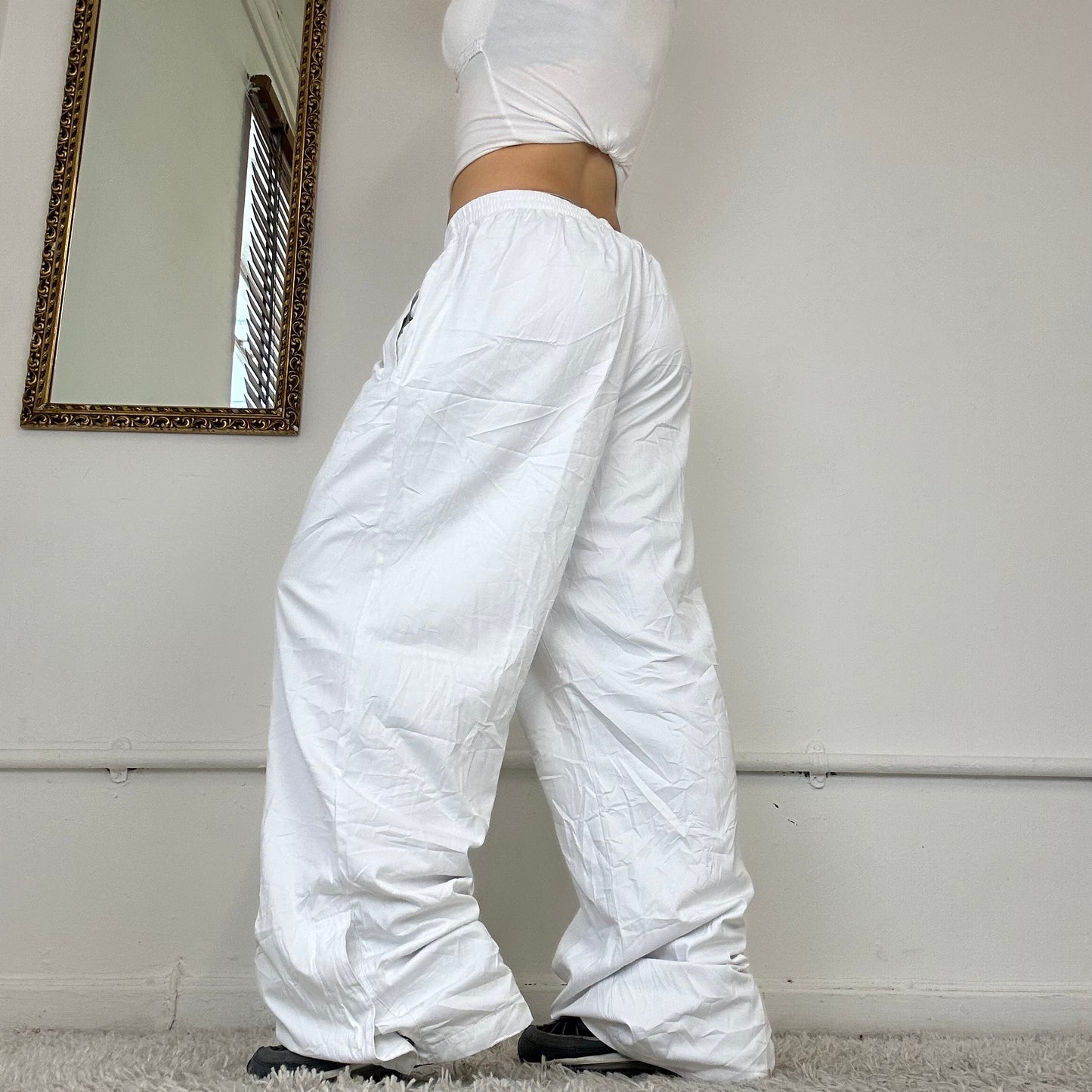 ralph lauren white cargo trousers