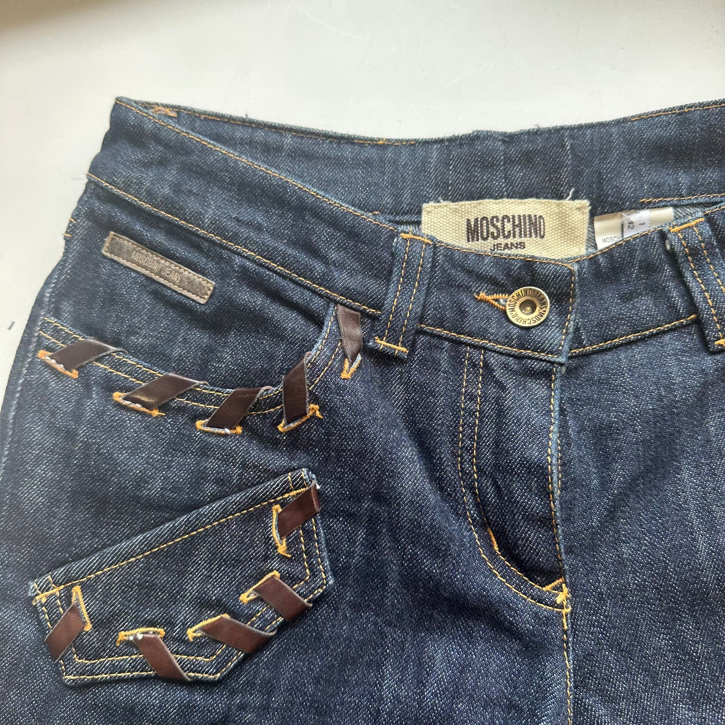 moschino flared jeans