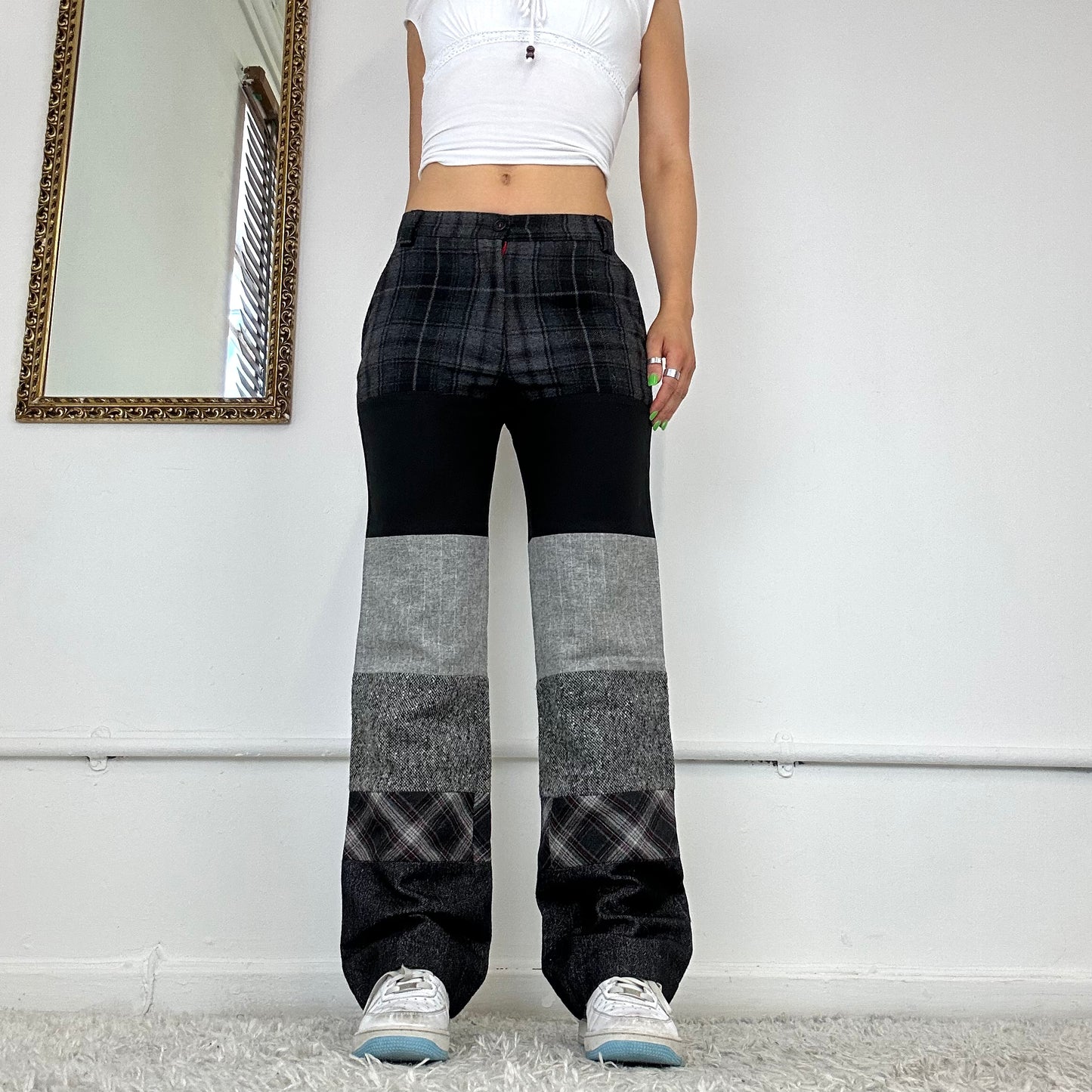 miss sixty patchwork trousers