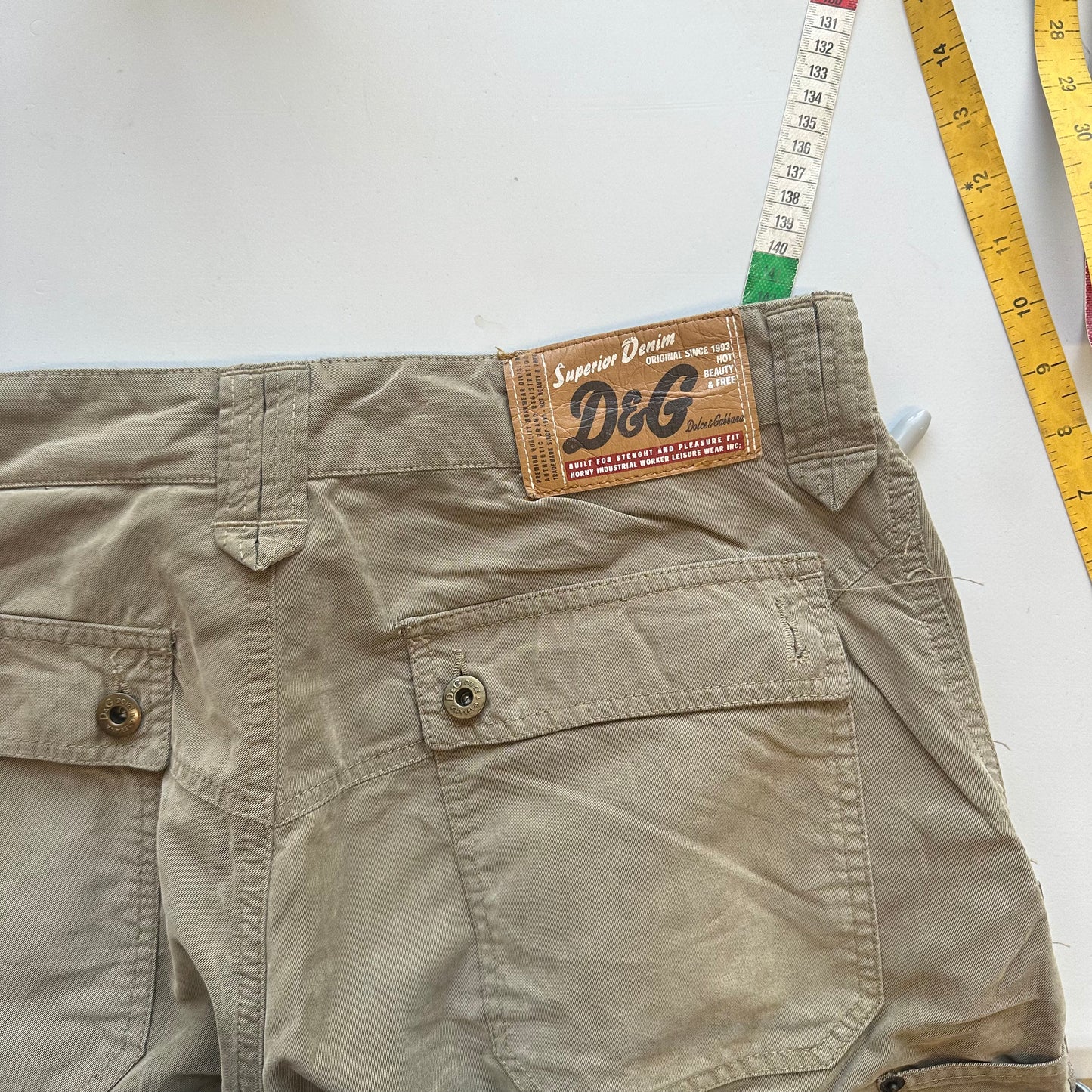 dolce & gabbana baggy cargo trousers