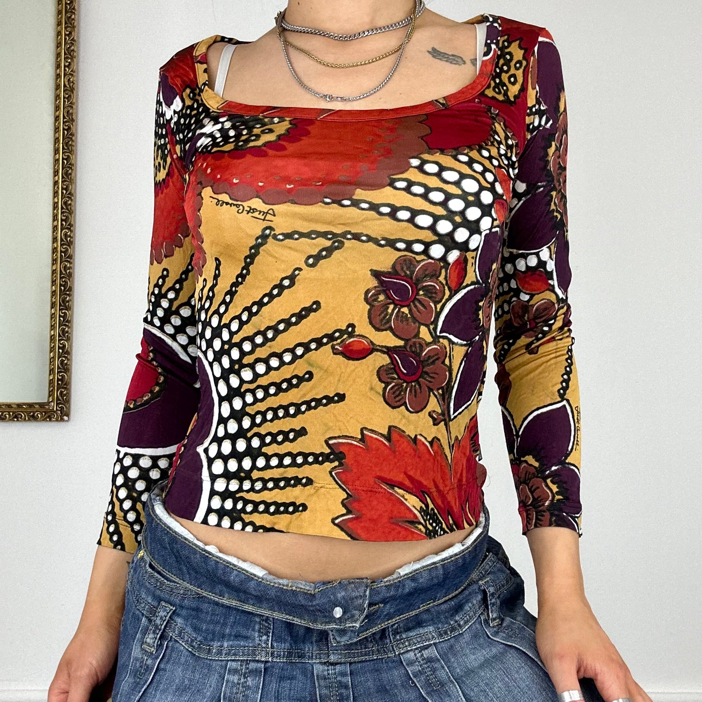 just cavalli long sleeve top