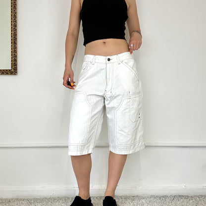 murphy and nye white cargo shorts