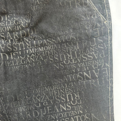 trussadi monogram jeans