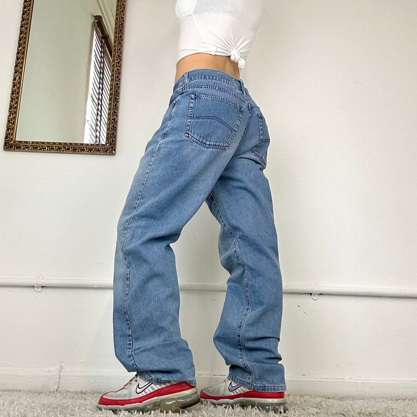 armani baggy jeans