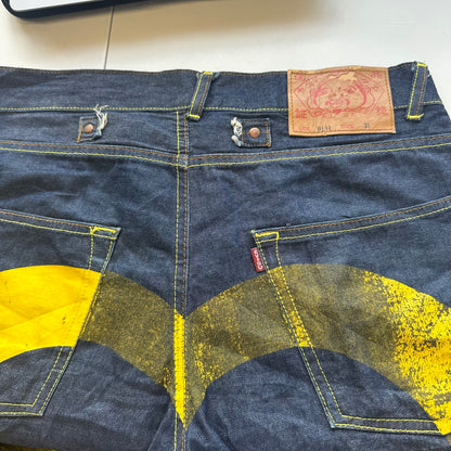 vintage evisu denim jeans