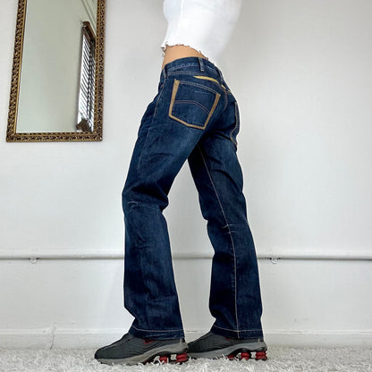 straight leg jeans from armani