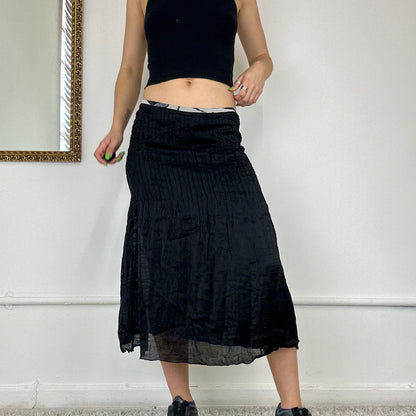 roberto cavalli silk midi skirt