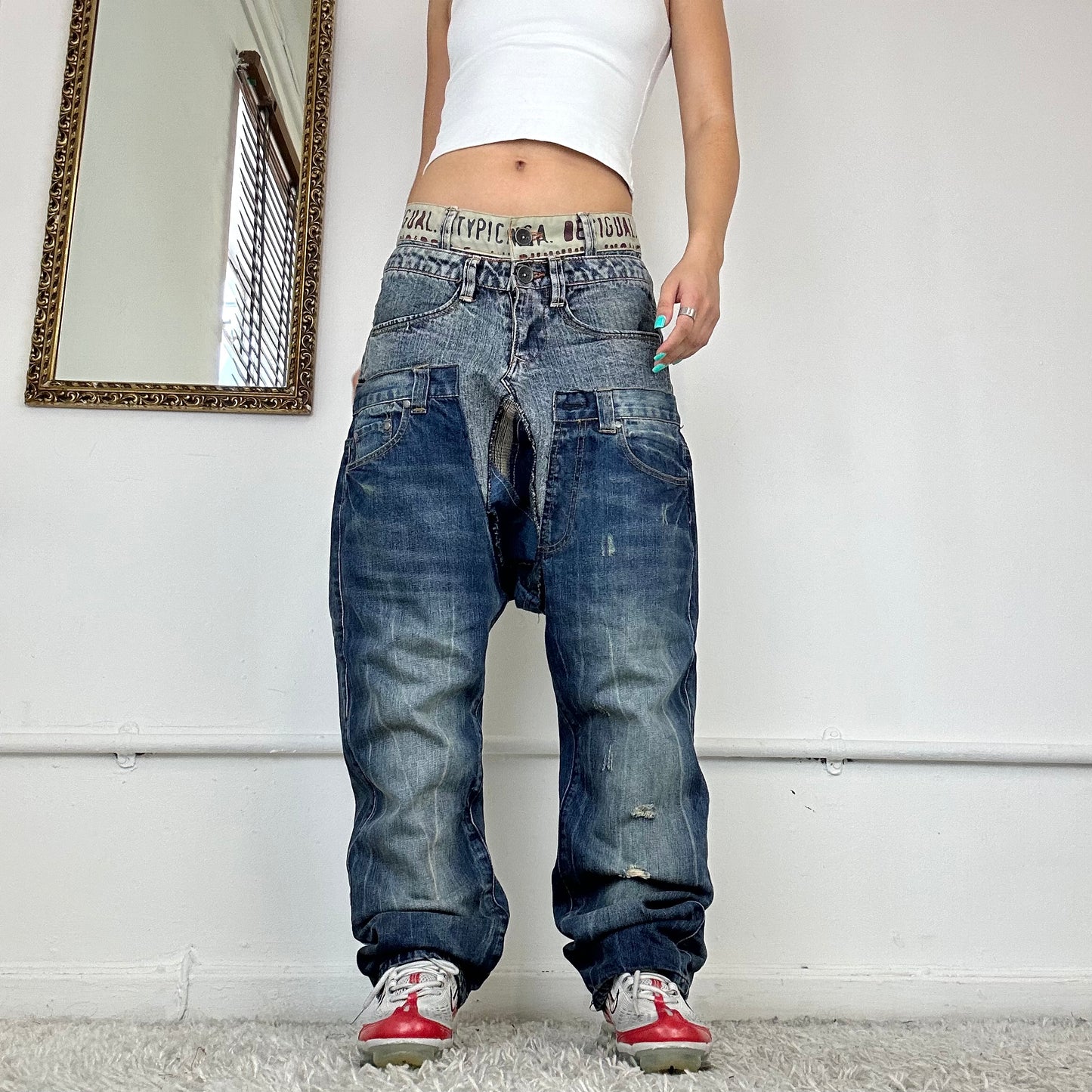 desigual reworked jeans