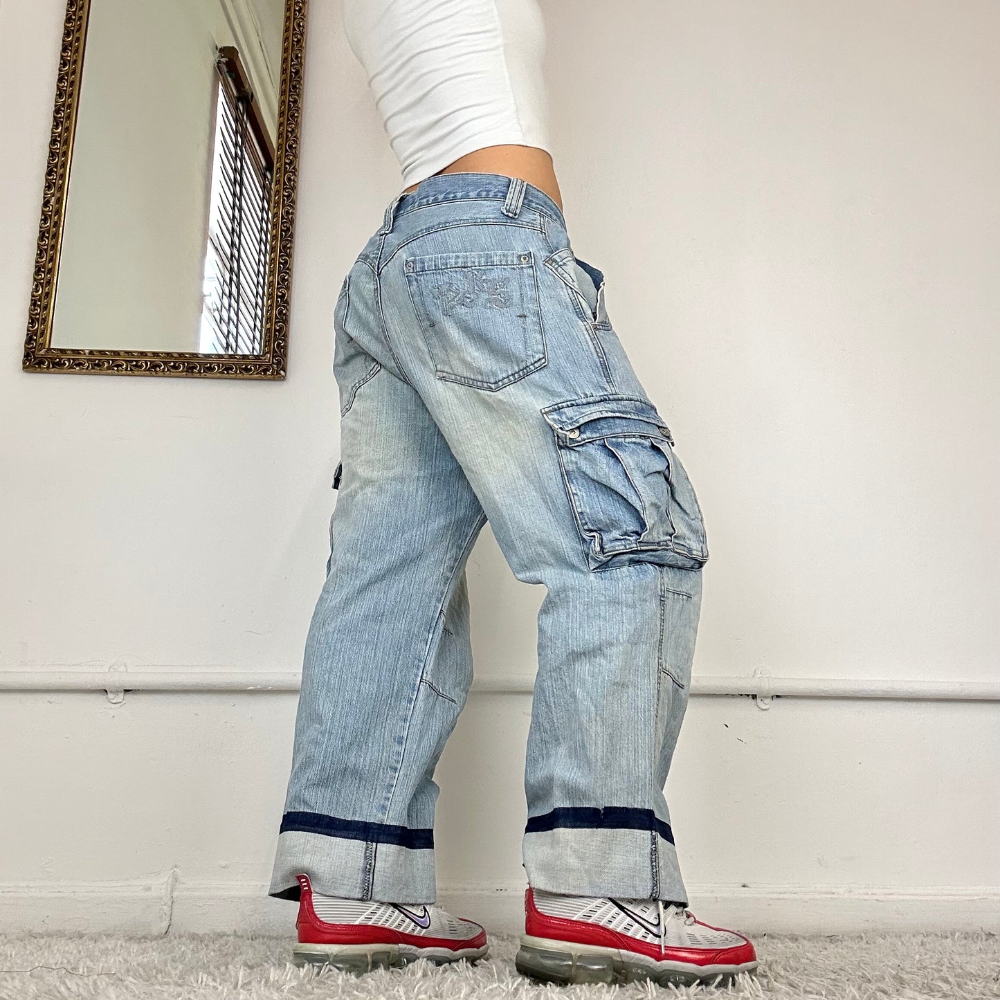 wide leg skate jeans