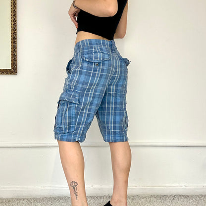 checkered shorts