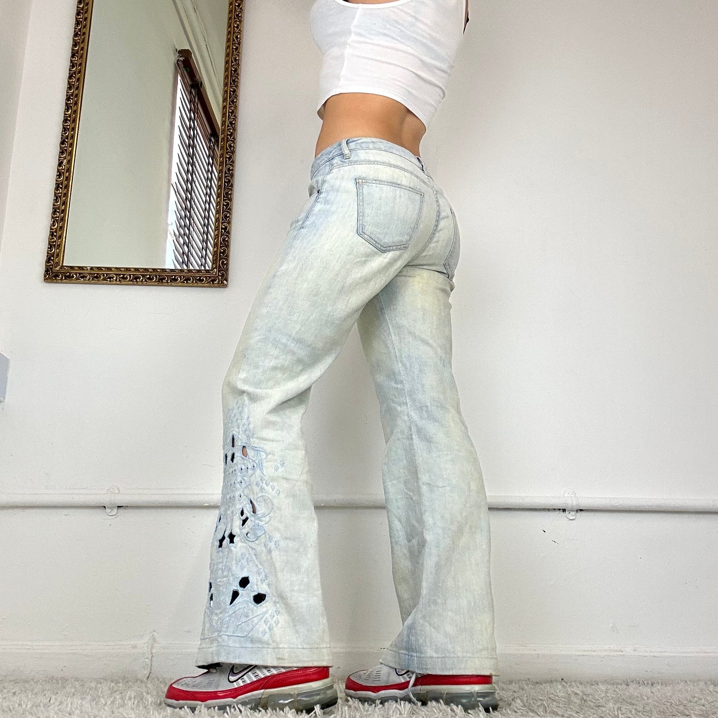 2000s flared jeans from guess