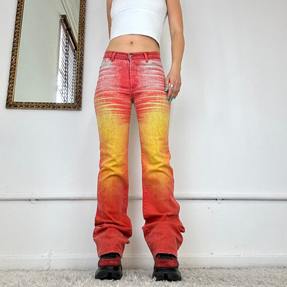 cavalli flared trousers