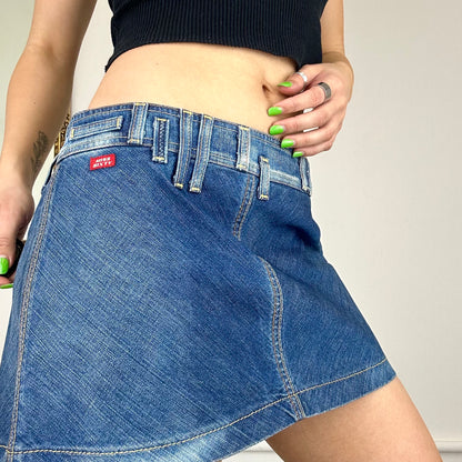 miss sixty denim mini skirt