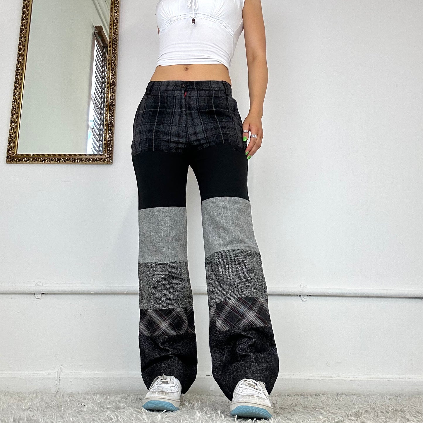 miss sixty patchwork trousers