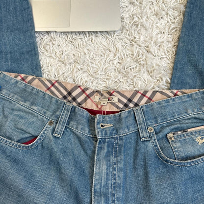 burberry wide leg jeans