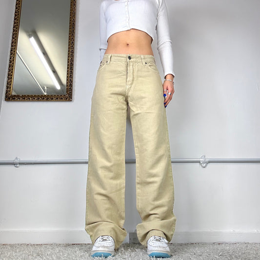 wide leg linen cargo trousers from dolce & gabbana